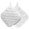 Pannenlappen Wit 20x20cm, 1 Paar