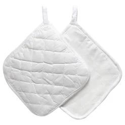 Pannenlappen Wit 20x20cm, 1 Paar