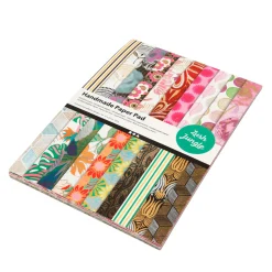 Papierblok Jungle met handgemaakt Papier, 20 vellen