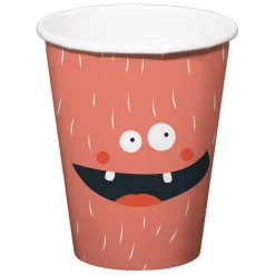 Papieren Bekers Monster Bash 250ml, 6st.