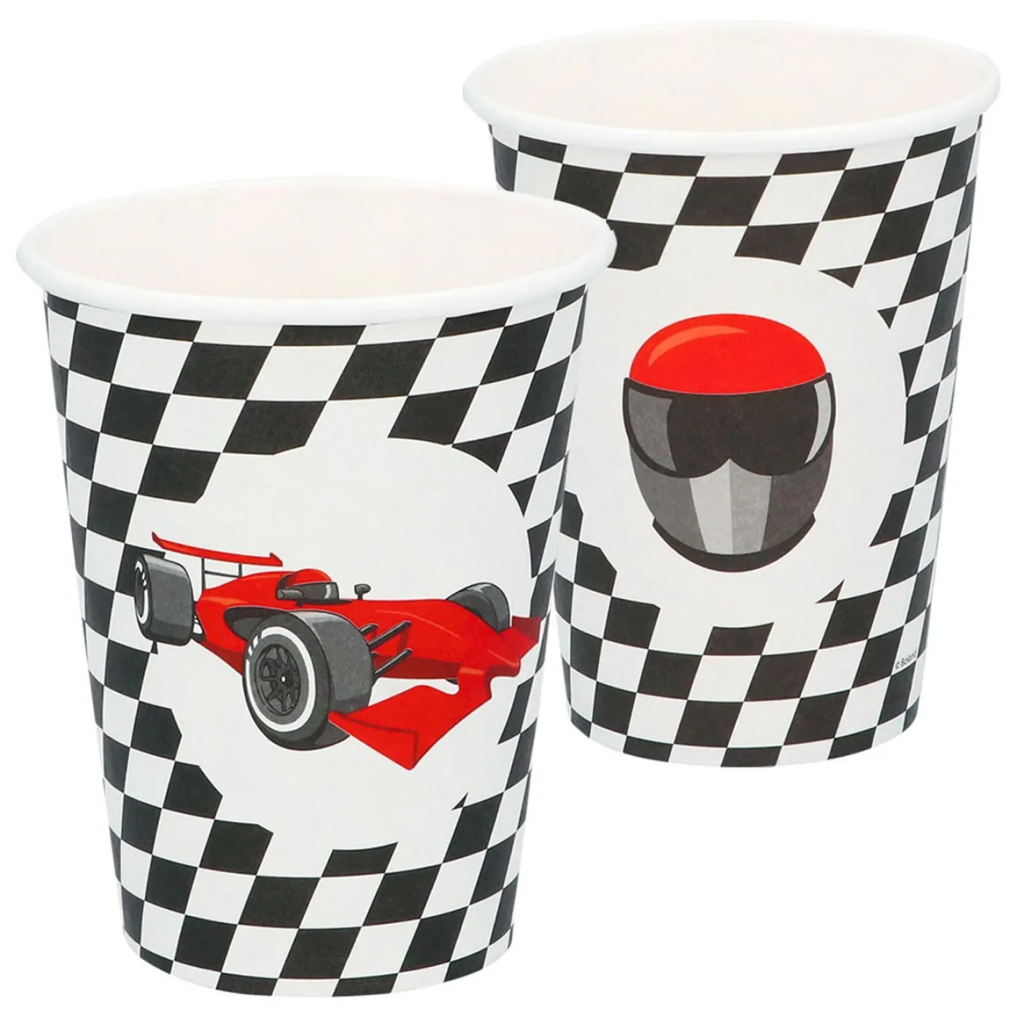Papieren Bekers Racen, 8st.