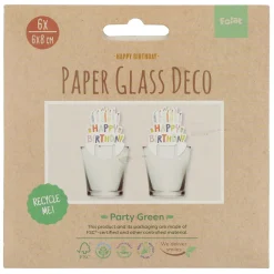 Papieren Bekertjes Eco Party 10st.