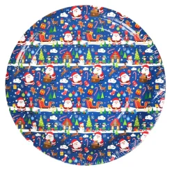 Papieren Borden Kerst - 10st.