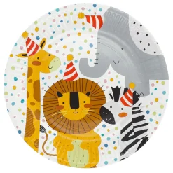 Papieren Bordjes Safari, 8st.