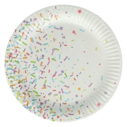 Papieren Feest Borden 23cm, 10st.