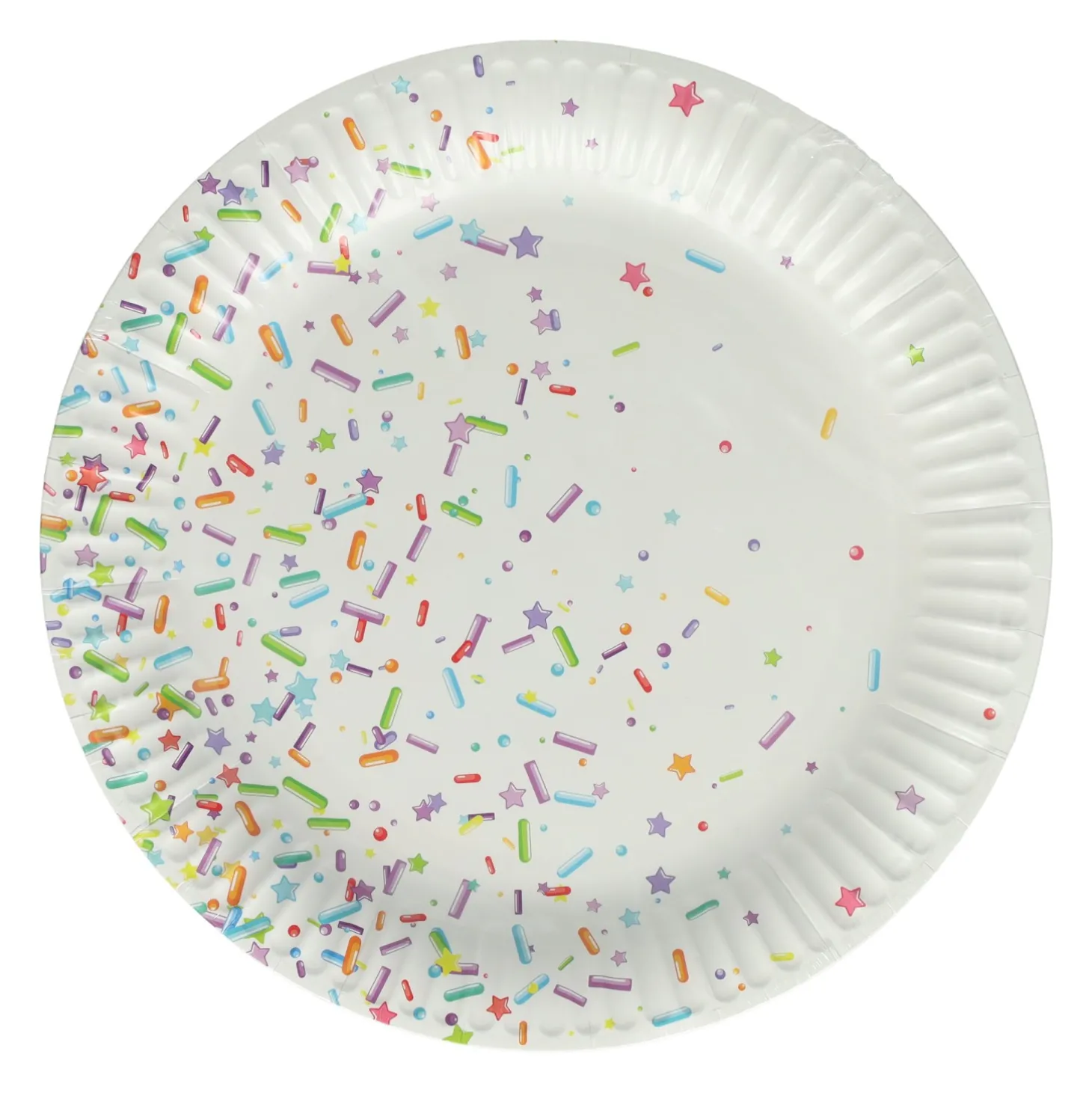 Papieren Feest Borden 23cm, 10st.