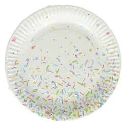 Papieren Feest Borden 18cm, 10st.