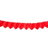 Papieren Minislinger - Rood Hart, 2mtr.