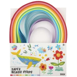 Papieren Vlechtstroken, 300st.