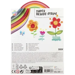 Papieren Vlechtstroken, 300st.