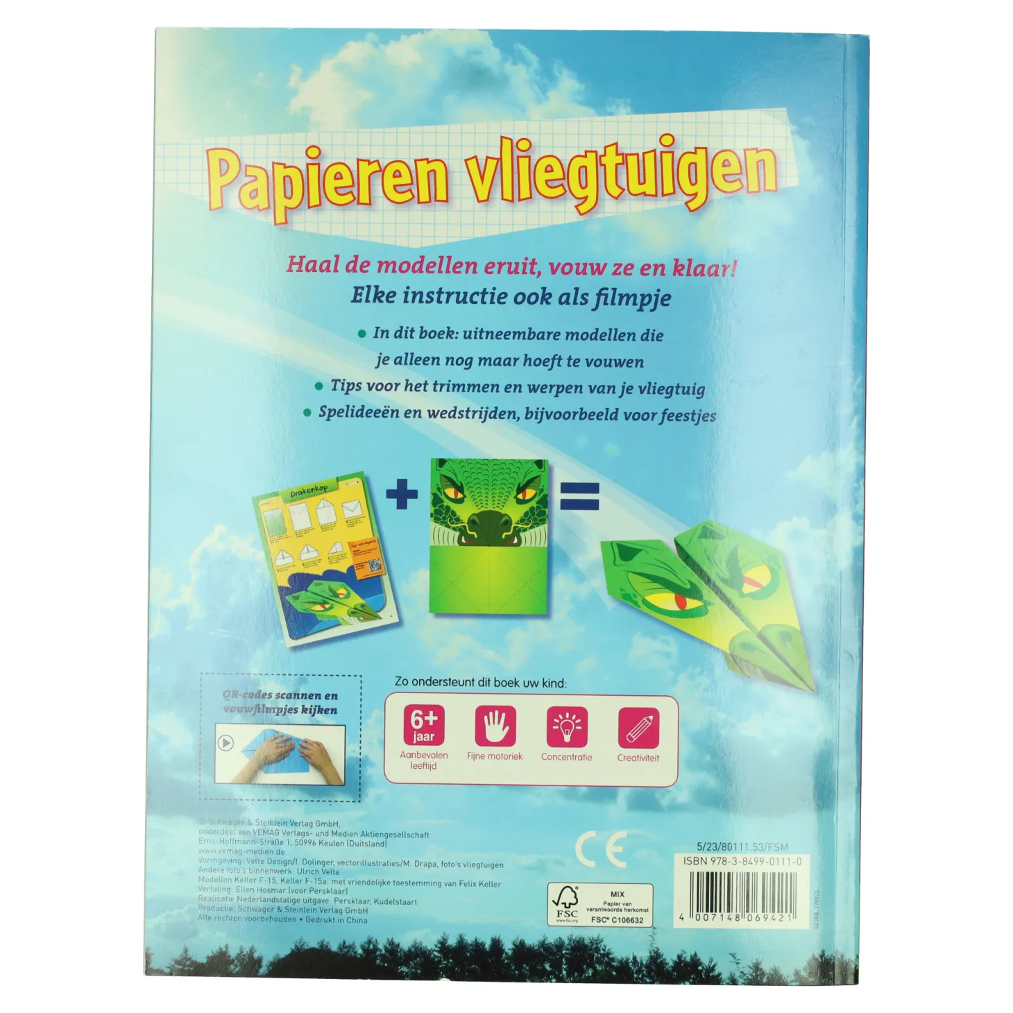 Papieren Vliegtuigen - 19 Vouwmodellen