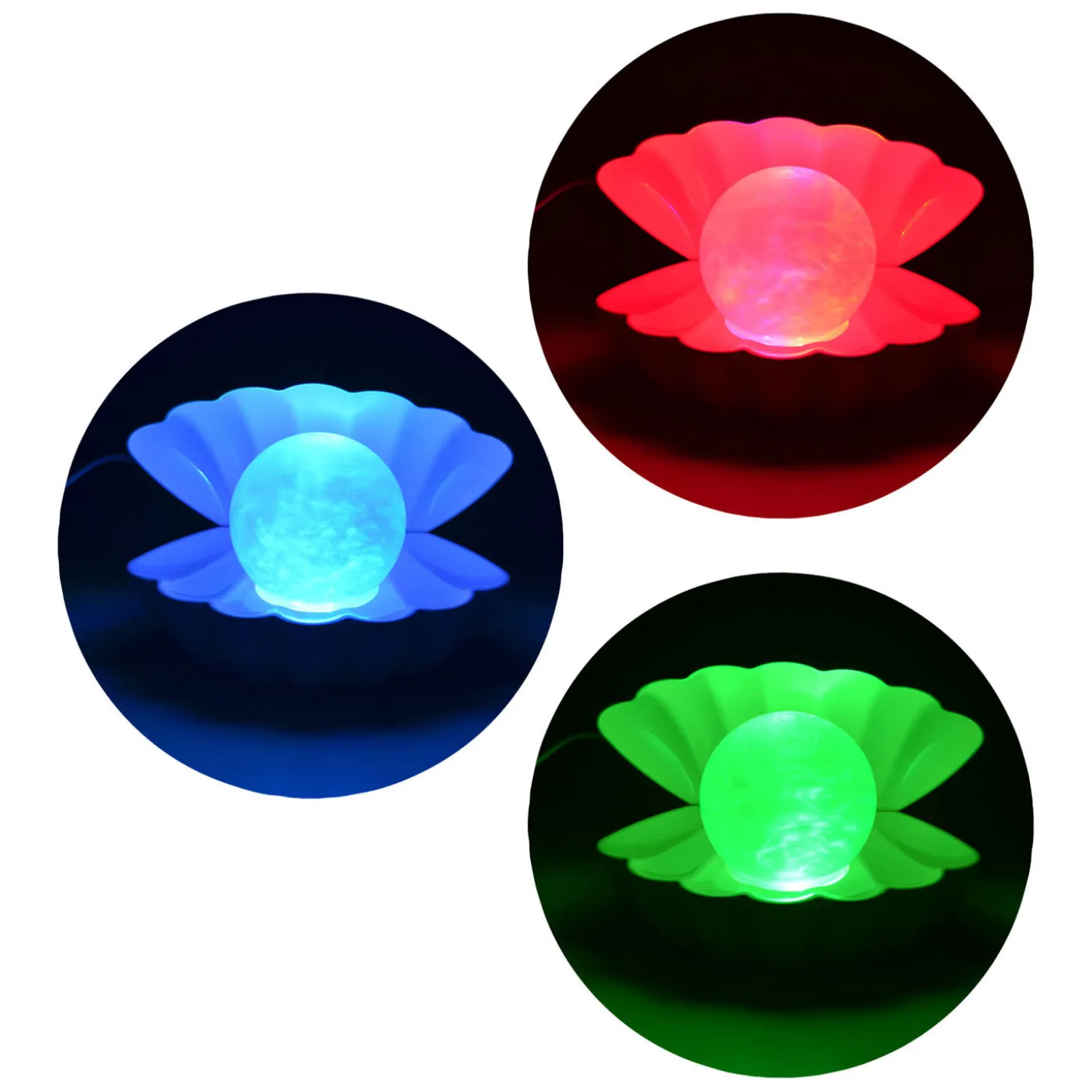 Parel Nachtlamp Roze met USB Aansluiting