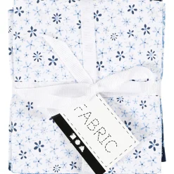 Patchwork Stof Blauw 45x55cm, 4st.