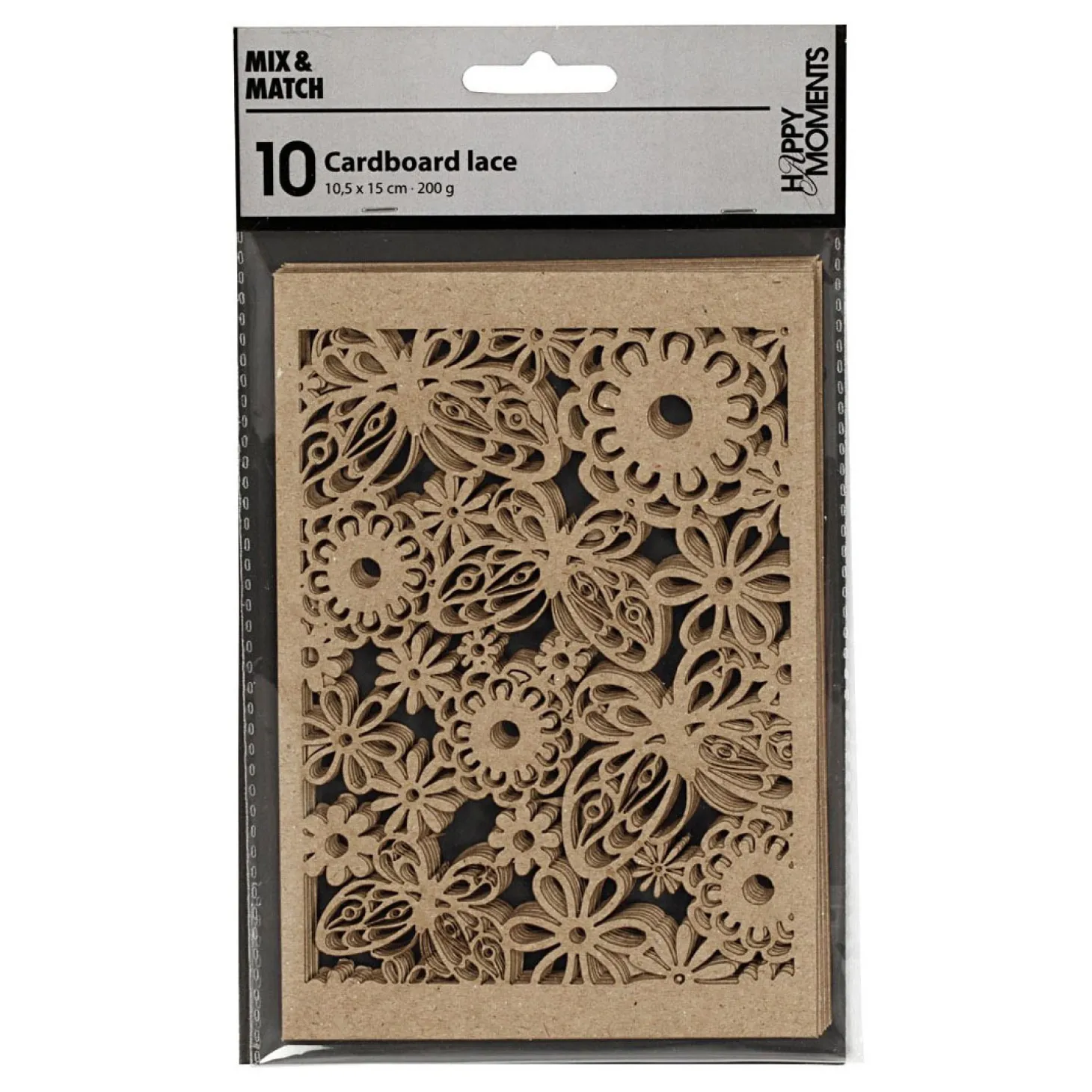 Patroonkarton Naturel, 10st.