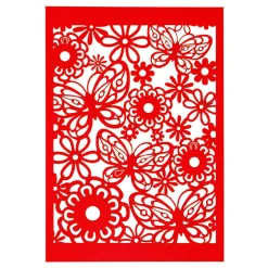 Patroonkarton Rood, 10st.