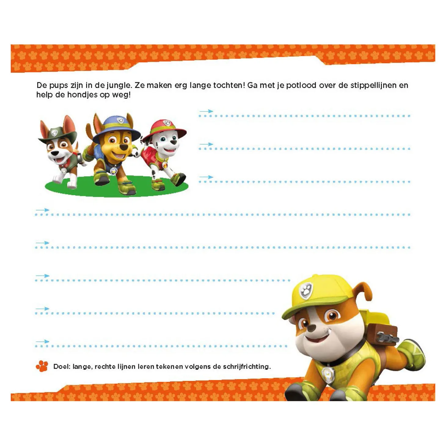 PAW Patrol - Eerste schrijfspelletjes (3-4 jaar)