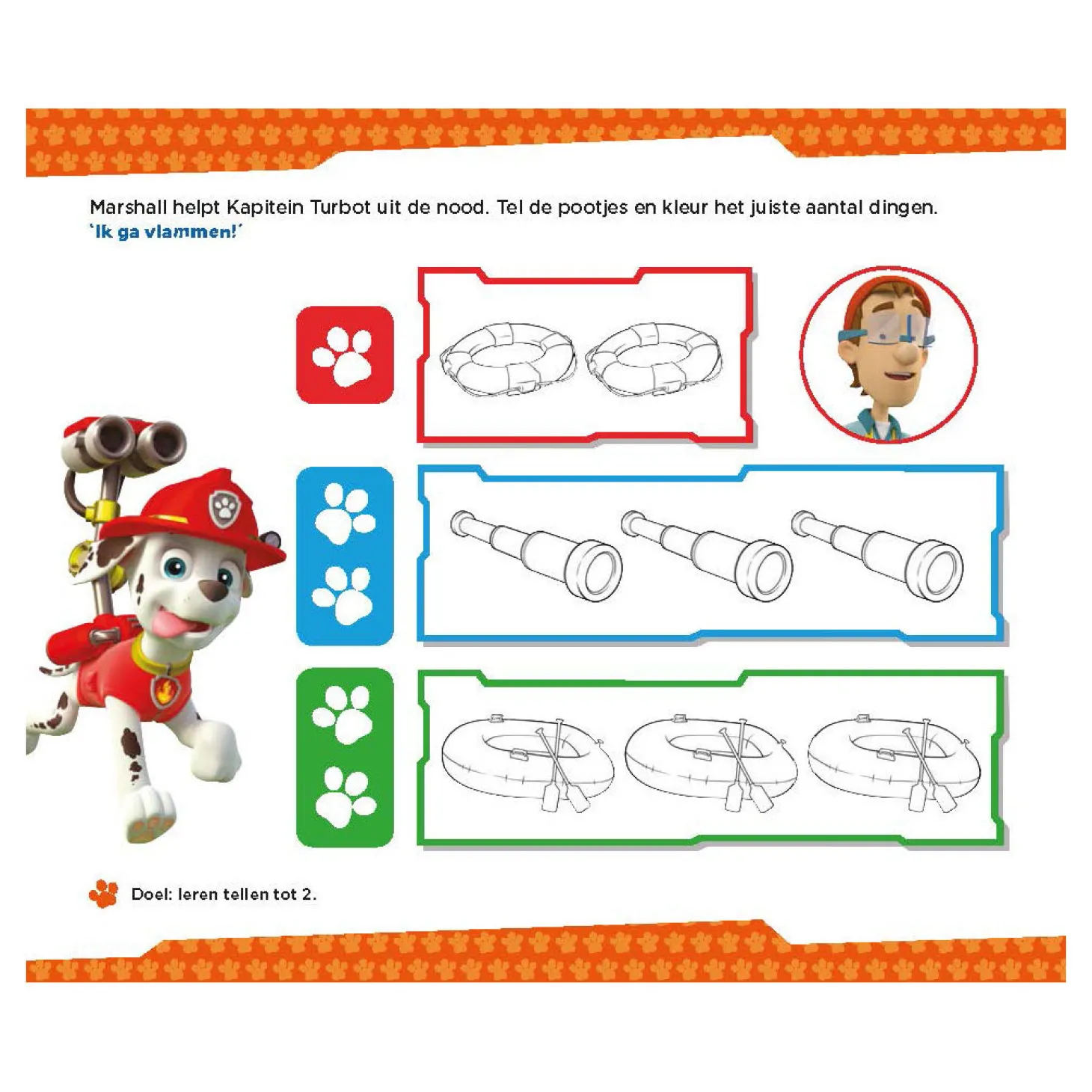 PAW Patrol - Eerste telspelletjes (3-4 jaar)