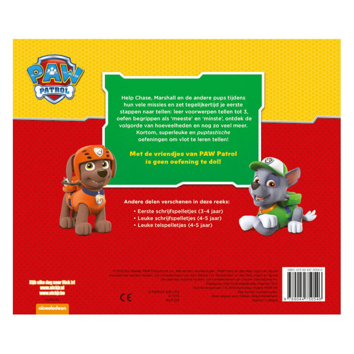 PAW Patrol - Eerste telspelletjes (3-4 jaar)