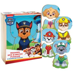 PAW Patrol Houten Match Puzzel, 10st.
