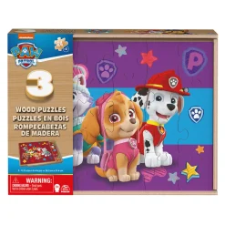 PAW Patrol Houten Puzzel, 3x24st.