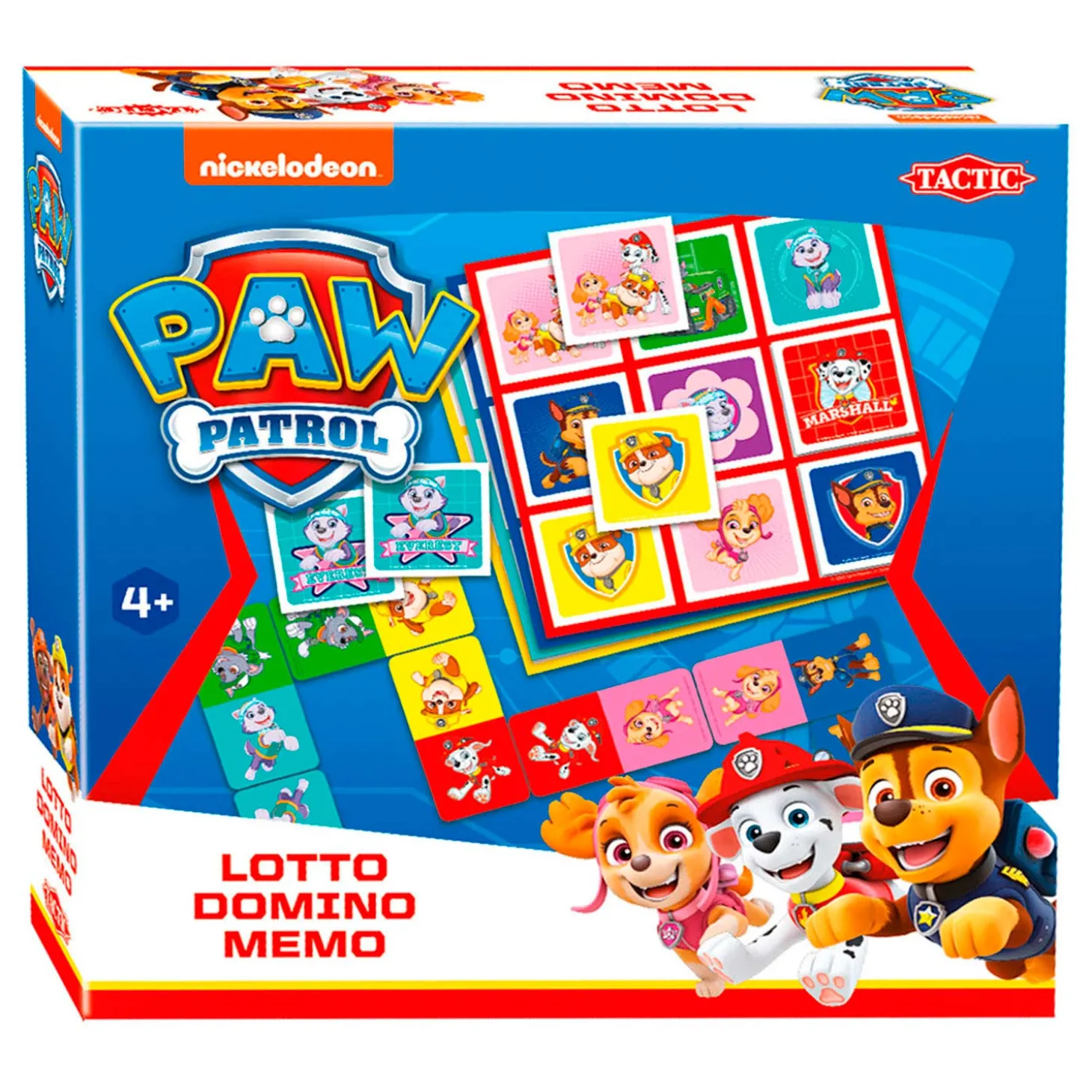 PAW Patrol Lotto Domino Memo - 3 in 1