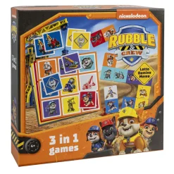 PAW Patrol Rubble & Crew 3in1 Memo Lotto Domino