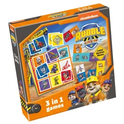 PAW Patrol Rubble & Crew 3in1 Memo Lotto Domino