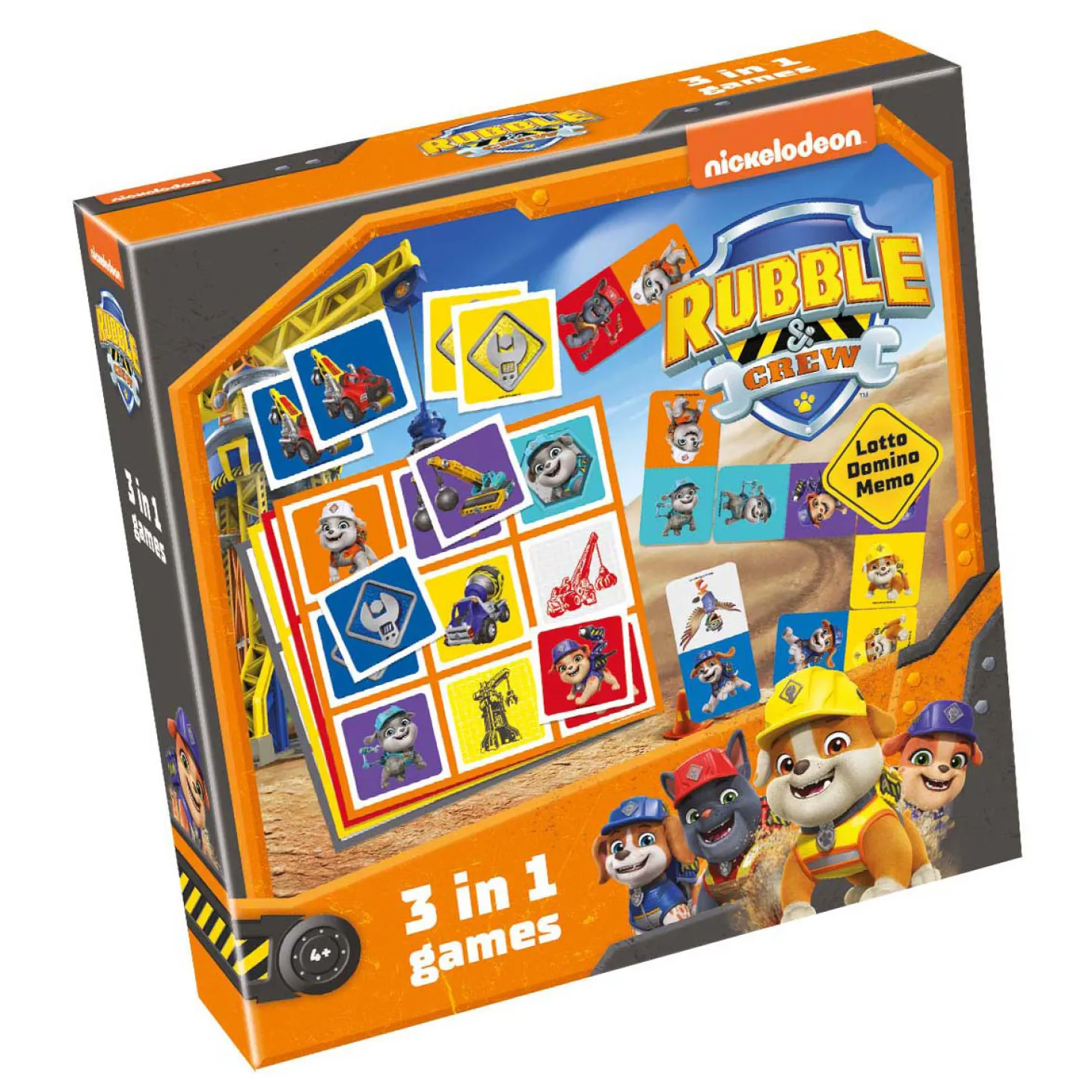 PAW Patrol Rubble & Crew 3in1 Memo Lotto Domino