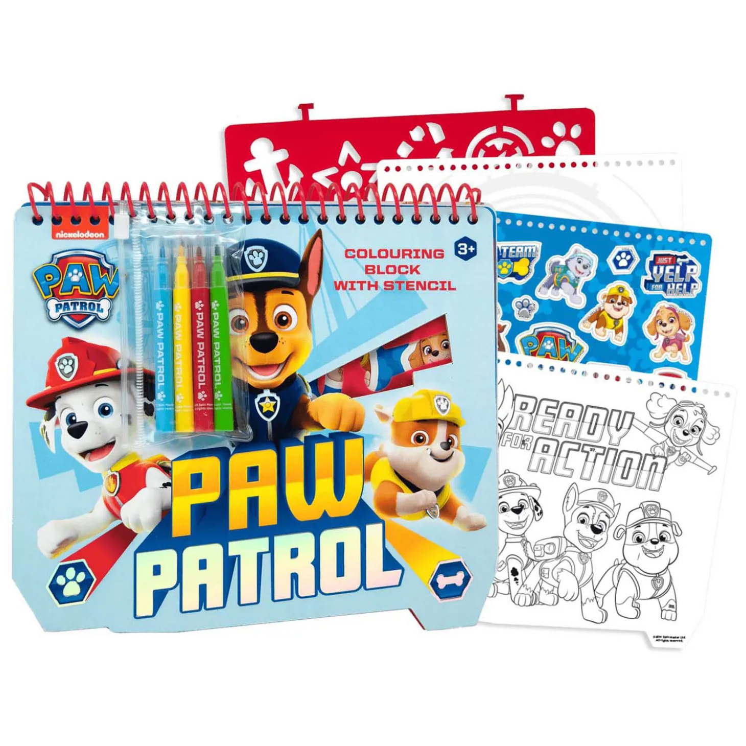 PAW Patrol Stencil Tekenblok A4