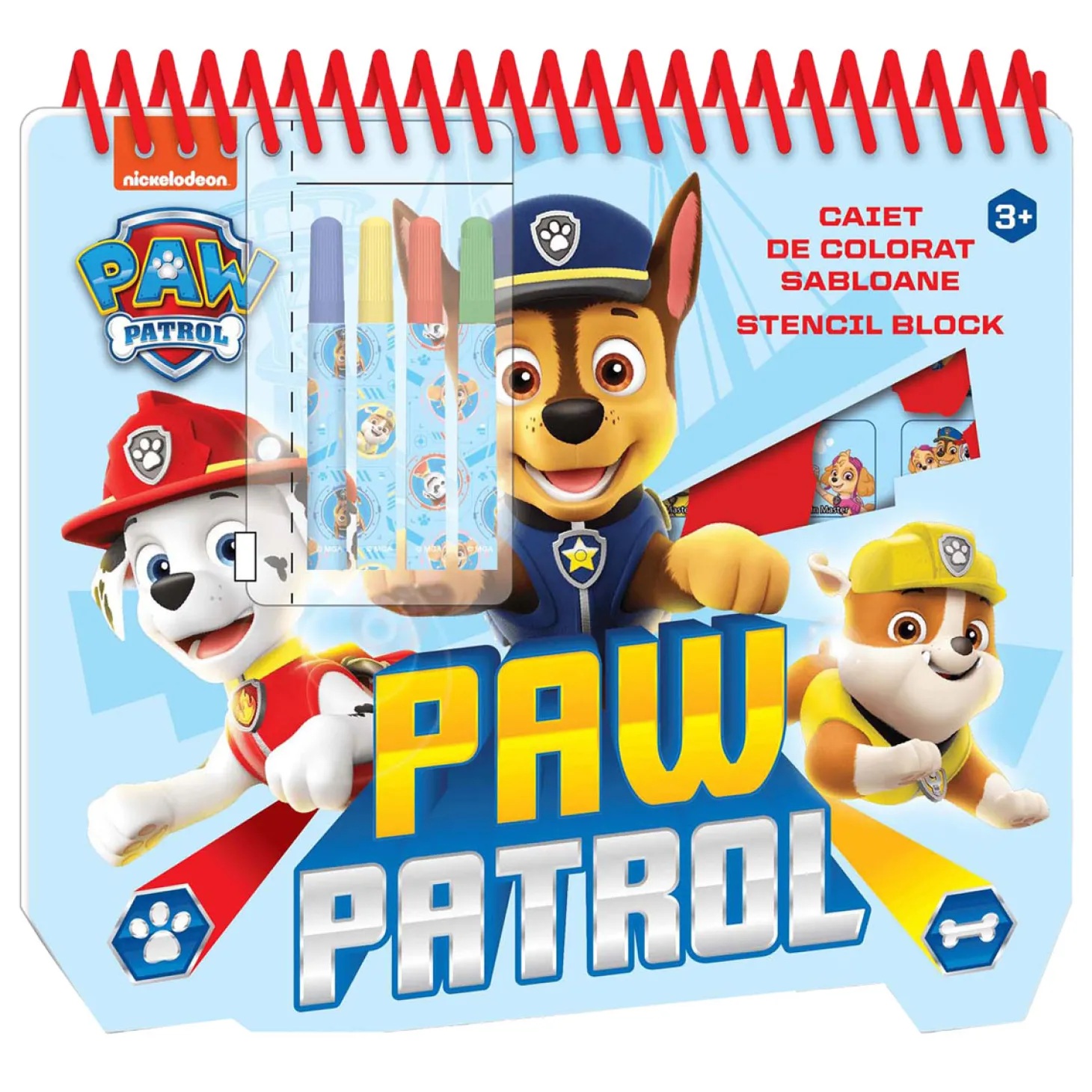 PAW Patrol Stencil Tekenblok A4