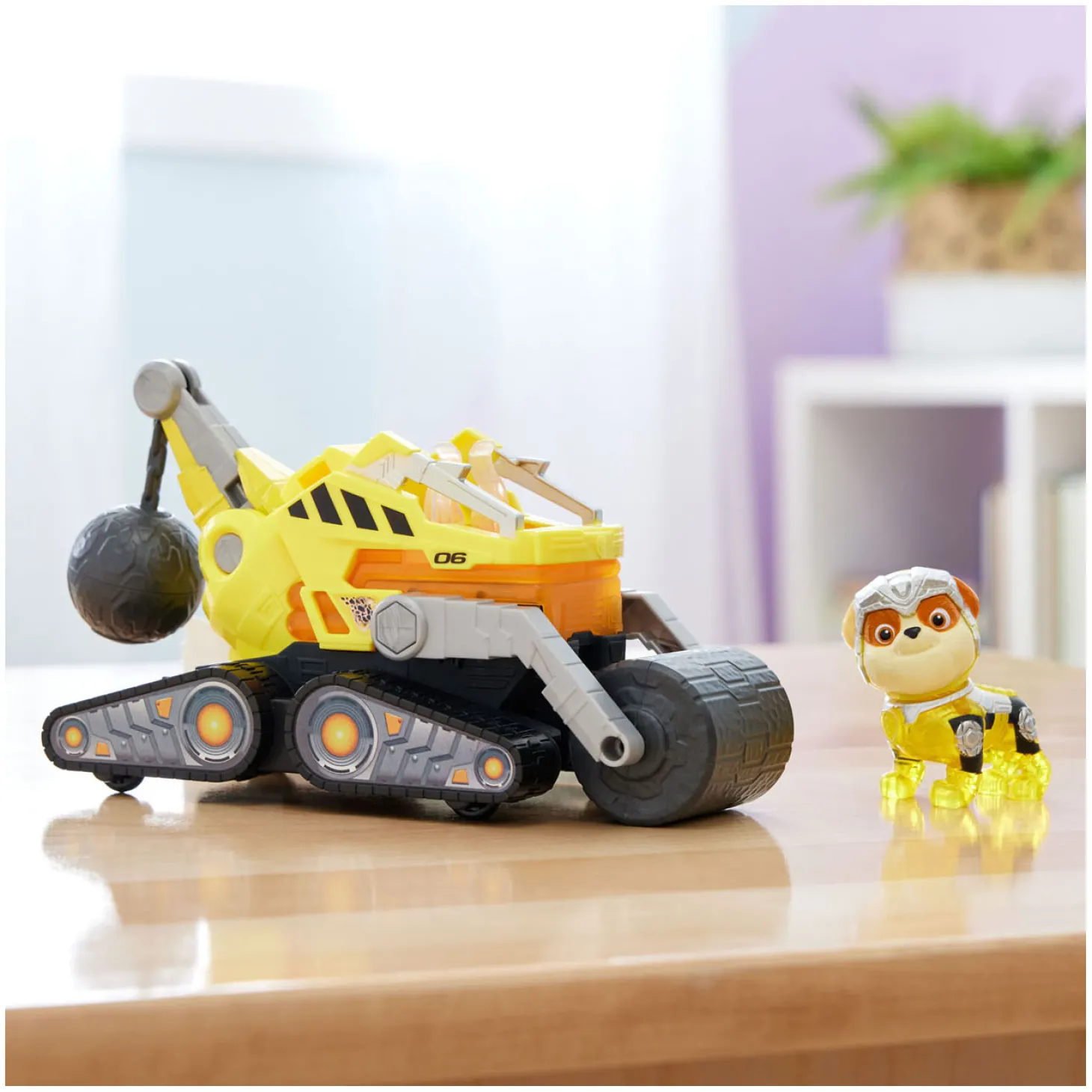 PAW Patrol The Mighty Movie Reddingsvoertuig - Rubble