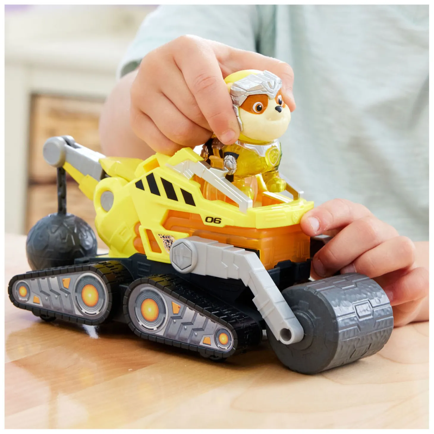 PAW Patrol The Mighty Movie Reddingsvoertuig - Rubble
