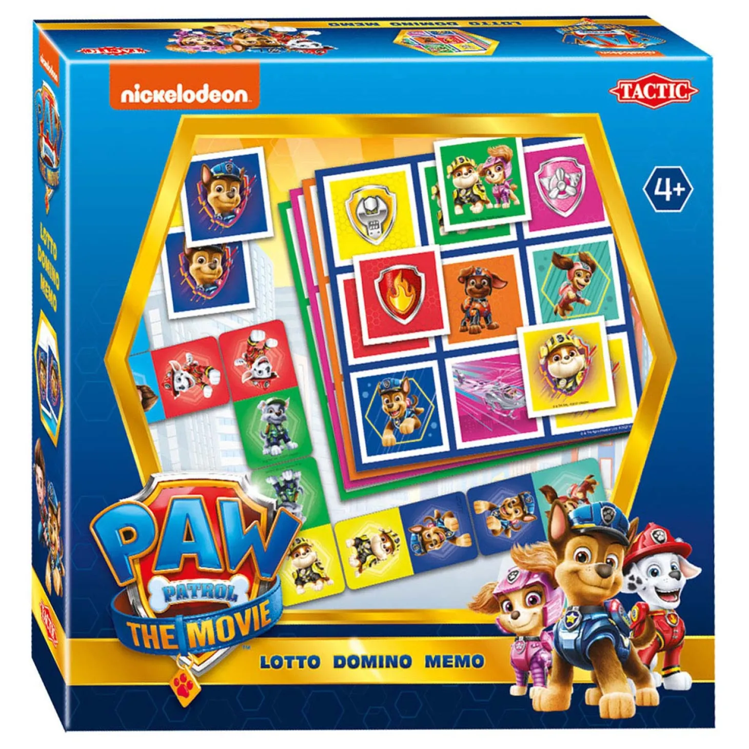 PAW Patrol The Movie 3-in-1 : Memo-Lotto-Domino