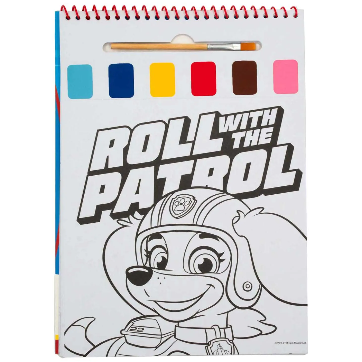 Paw Patrol Water Verfset Boek - incl Kwast