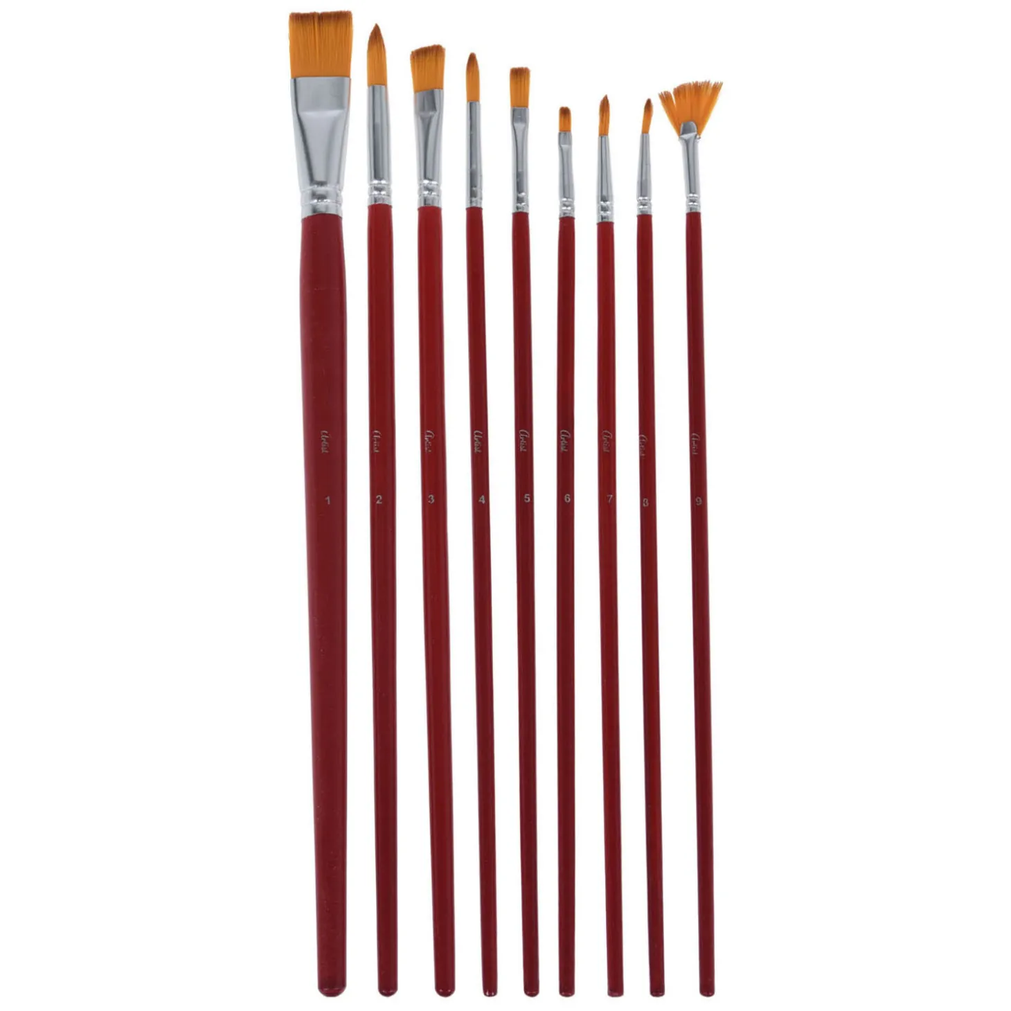 Penselen Set, 9st.