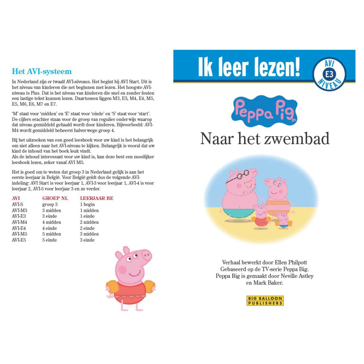 Peppa Pig - Ik leer lezen! Kinderboek AVI-E3