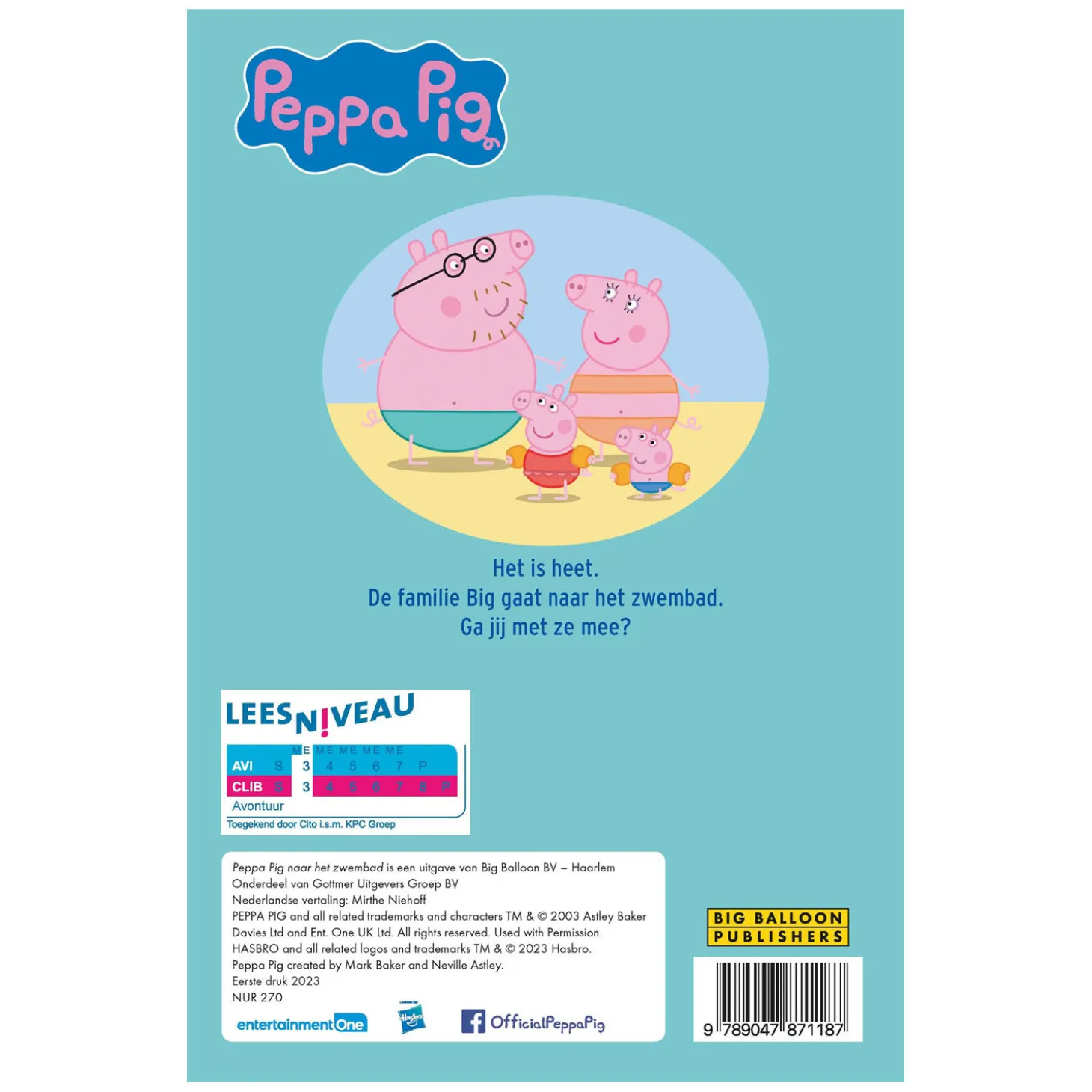 Peppa Pig - Ik leer lezen! Kinderboek AVI-E3