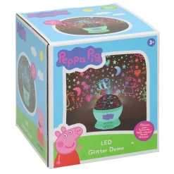 Peppa Pig Ledlamp Glitter Dome