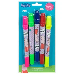 Peppa Pig Stempelstiften 2in1, 5st.
