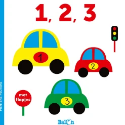 Pientere Peuters Kartonboek - 1, 2, 3