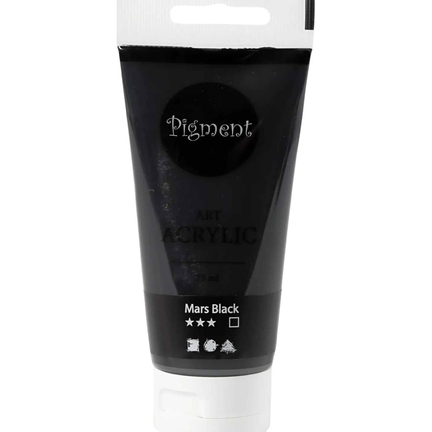 Pigment Art Acrylverf Mars Zwart, 75ml