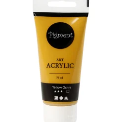 Pigment Art Acrylverf Ochre Geel, 75ml