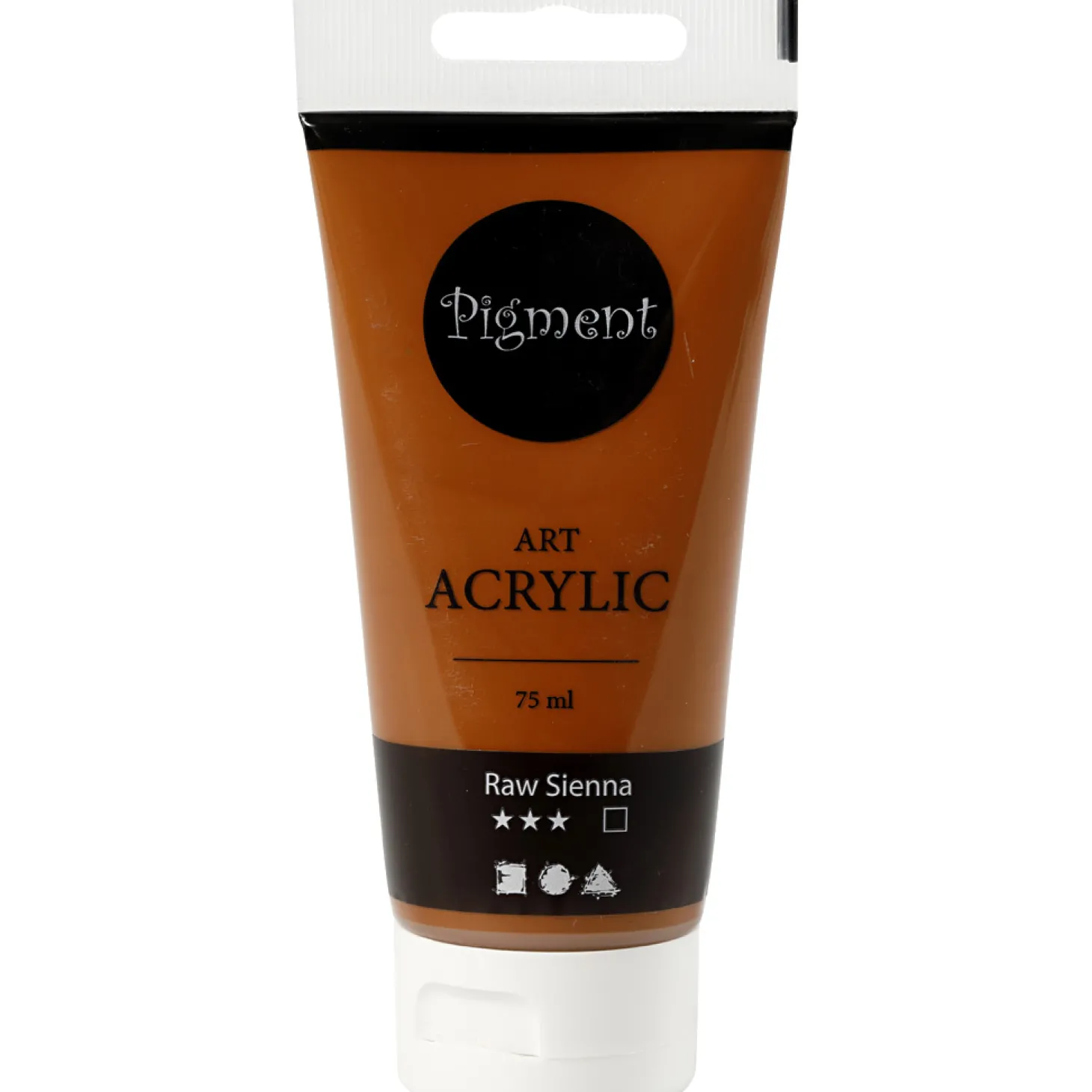 Pigment Art Acrylverf Raw Sienna Bruin, 75ml