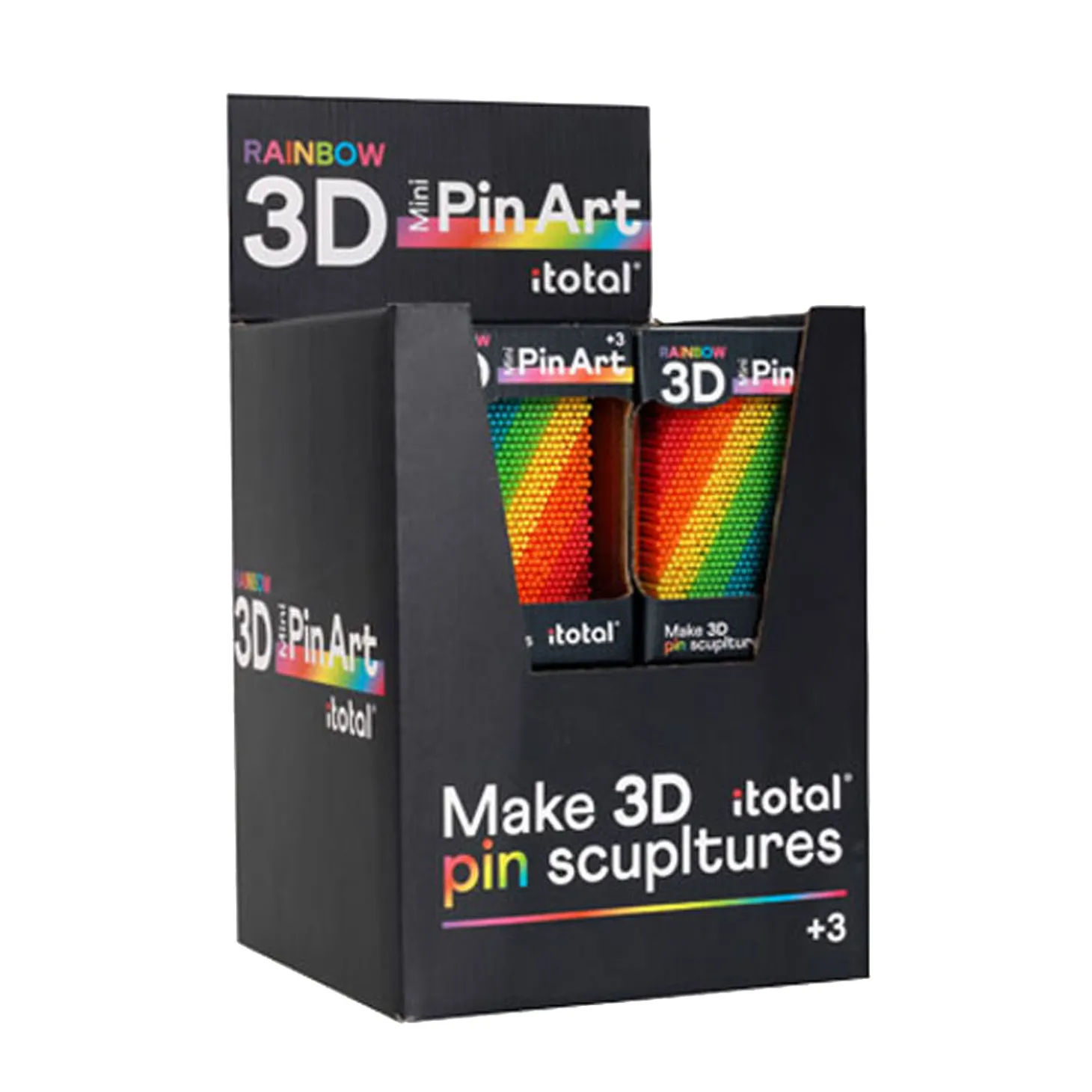 PinArt Regenboogkleuren Maak je eigen 3D Afdruk