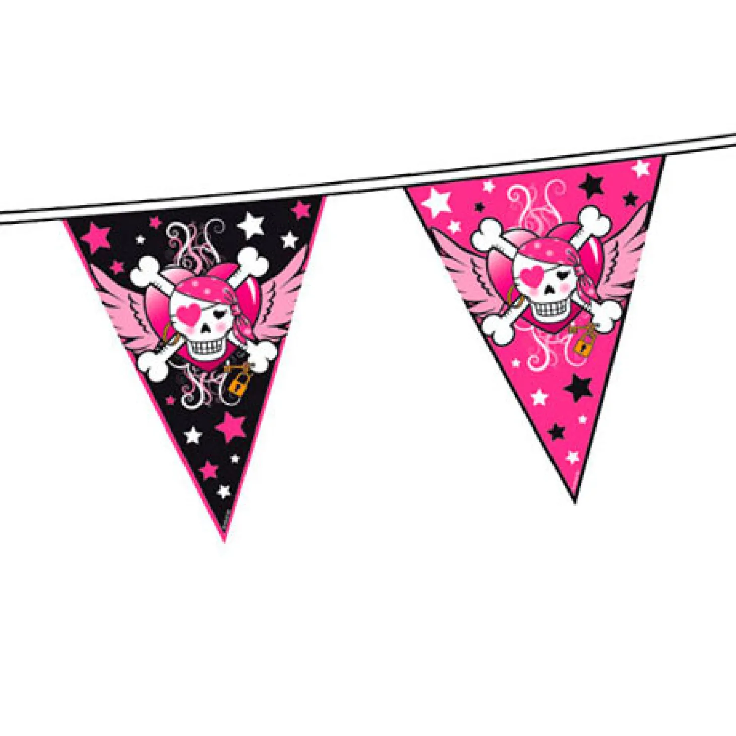 Pirate Girl Vlaggenlijn, 6mtr.