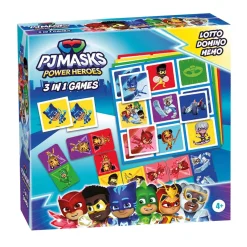 PJ Masks 3in1 Memo Lotto Domino