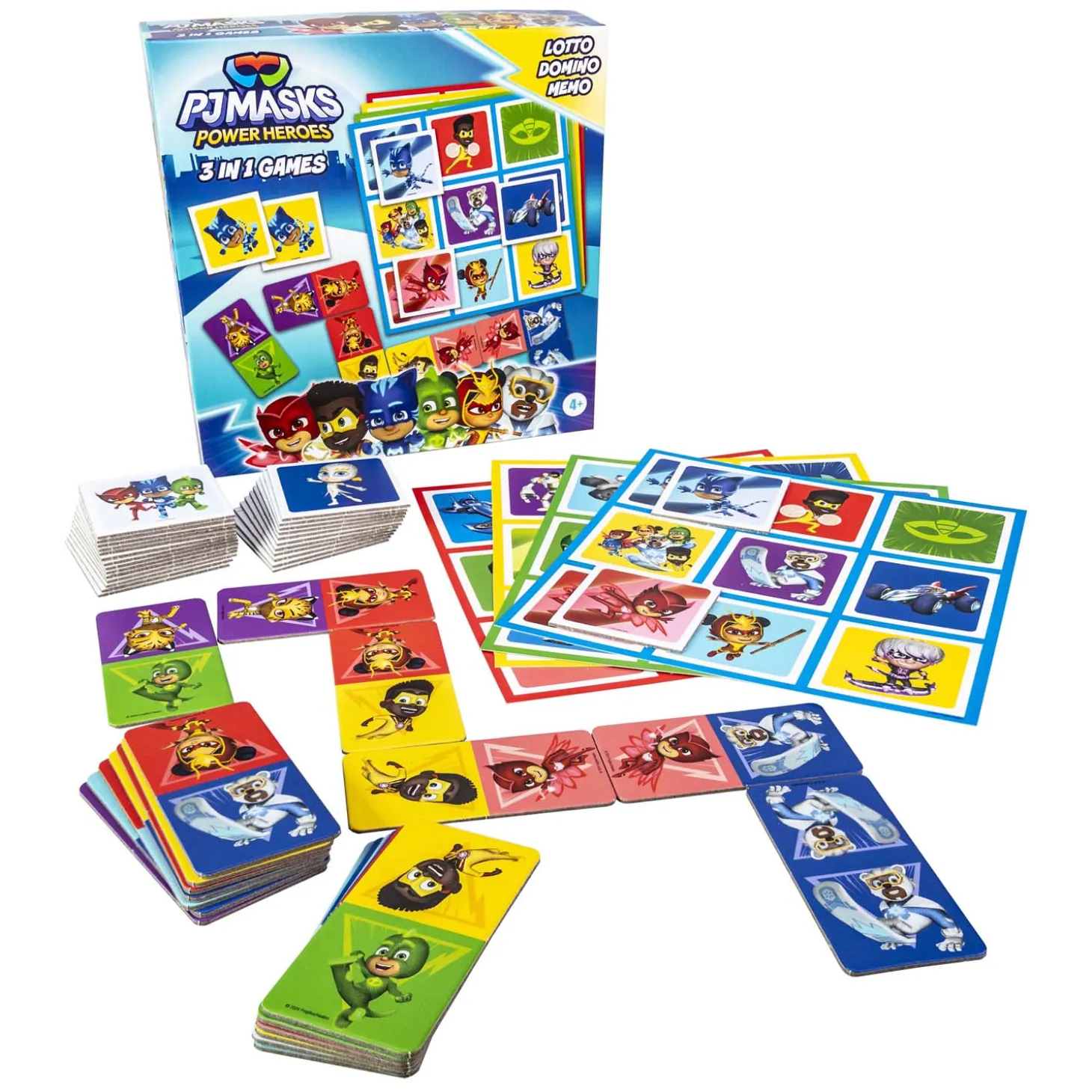 PJ Masks 3in1 Memo Lotto Domino
