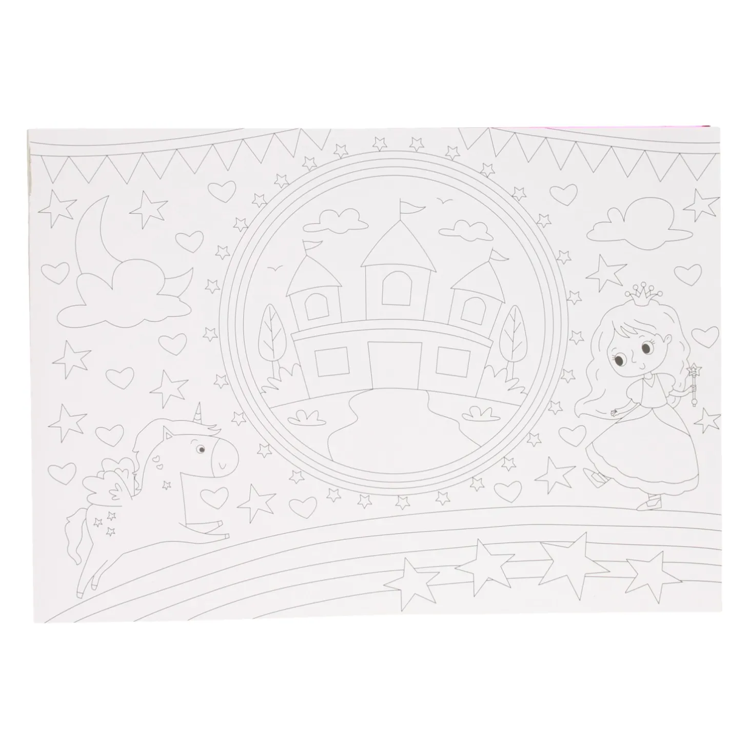 Placemat Kleurboek - Eenhoorn