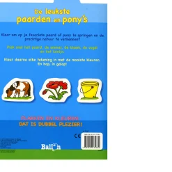 Plakken en Kleuren - De leukste Paarden en Pony's, 4-6 jaar