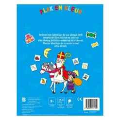 Plakken en kleuren Sinterklaas - 110 Stickers